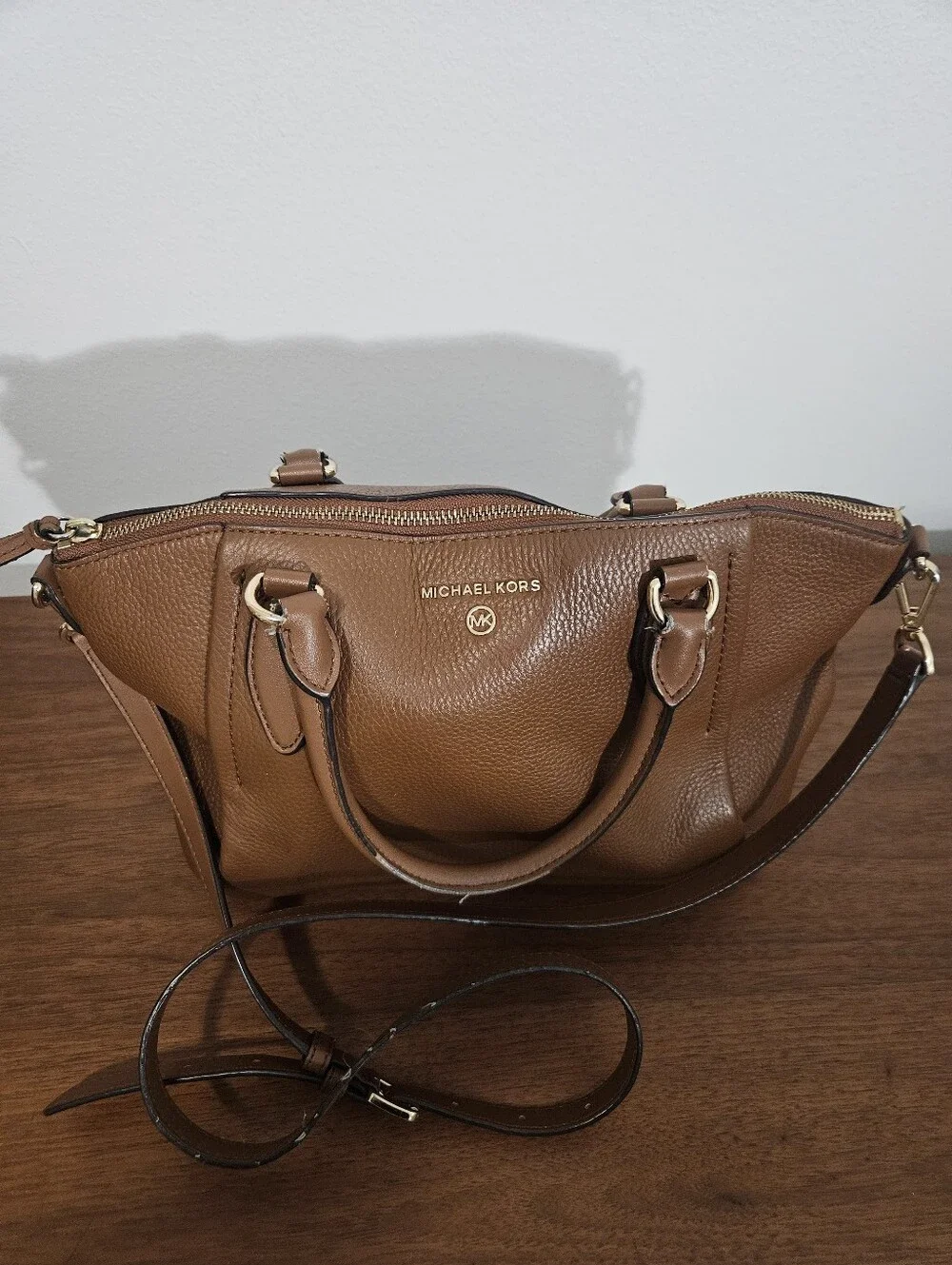 Michael Kors Sienna Leather Brown Bag